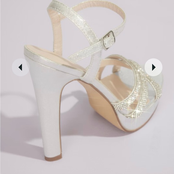 David’s Bridal Valentina#23. They’re here. I ordered the wrong size/heel type - Picture 4 of 11